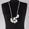 krista larson collier celestial necklace chez abby maud en coloris white