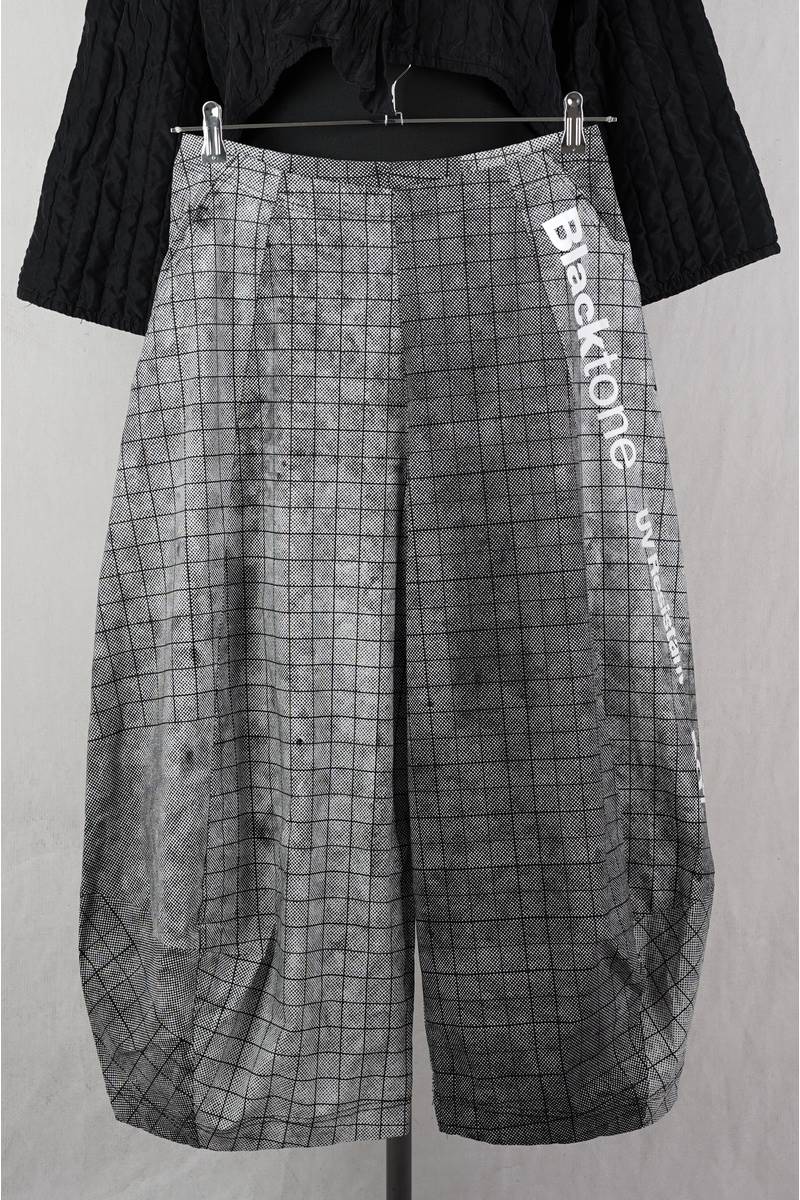 rundholz black label pantalon 1243440110 en coloris placed black print chez abby maud de face en zoom