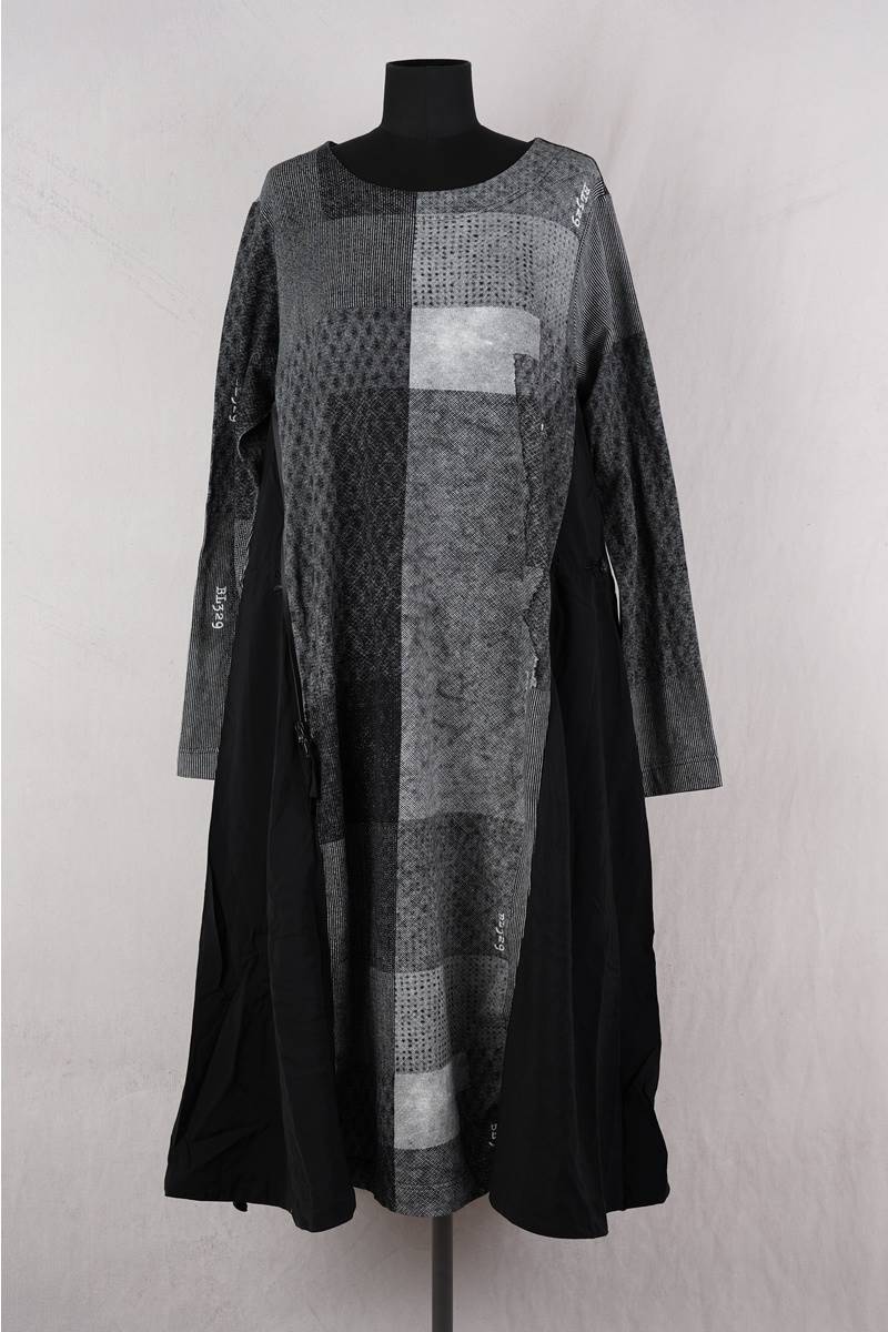 rundholz black label robe 1243290902 en coloris black print chez abby maud de face