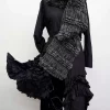 krista-larson-robe-pretty-dress-black krista larson robe pretty dress en coloris noir chez abby maud de face