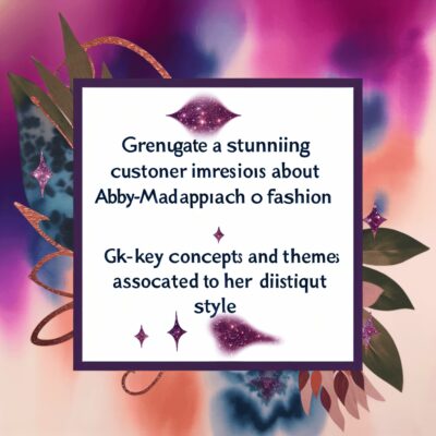 Impressions clients sur la mode unique d'Abby-Maud