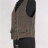 ewa-i-walla-vest-10001-vilgot-herringbone-homme-abby-maud-profil-1 ewa i walla veste 10001 vilgot en coloris herringbone chez abby maud de profil 1