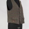 ewa-i-walla-vest-10001-vilgot-herringbone-homme-abby-maud-profil ewa i walla veste 10001 vilgot en coloris herringbone chez abby maud de profil