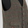 ewa-i-walla-vest-10001-vilgot-herringbone-homme-abby-maud-profil-zoom ewa i walla veste 10001 vilgot en coloris herringbone chez abby maud de profil en zoom