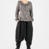 olars ullablouse jass en coloris checkered chez abby maud de face
