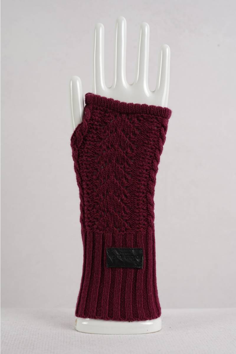 olars ulla mitaines sleeves en coloris burgundy chez abby maud 3