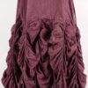 KRISTA LARSON DESIGNS <br> Robe Low Rouched Slip Garnet Enzyme