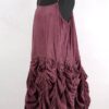 KRISTA LARSON DESIGNS <br> Robe Low Rouched Slip Garnet Enzyme