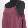 KRISTA LARSON DESIGNS <br> Robe Low Rouched Slip Garnet Enzyme