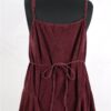 KRISTA LARSON DESIGNS<br> Robe Long Pinwheel Slip Garnet