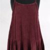 KRISTA LARSON DESIGNS<br> Robe Long Pinwheel Slip Garnet