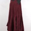 KRISTA LARSON DESIGNS<br> Robe Long Pinwheel Slip Garnet