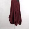 KRISTA LARSON DESIGNS<br> Robe Long Pinwheel Slip Garnet