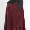 KRISTA LARSON DESIGNS<br> Robe Long Pinwheel Slip Garnet
