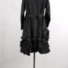 krista-larson-robe-pretty-dress-taffeta-black-abby-maud-dos-pied KRISTA LARSON DESIGNS<br> Robe Pretty Dress Black Silk
