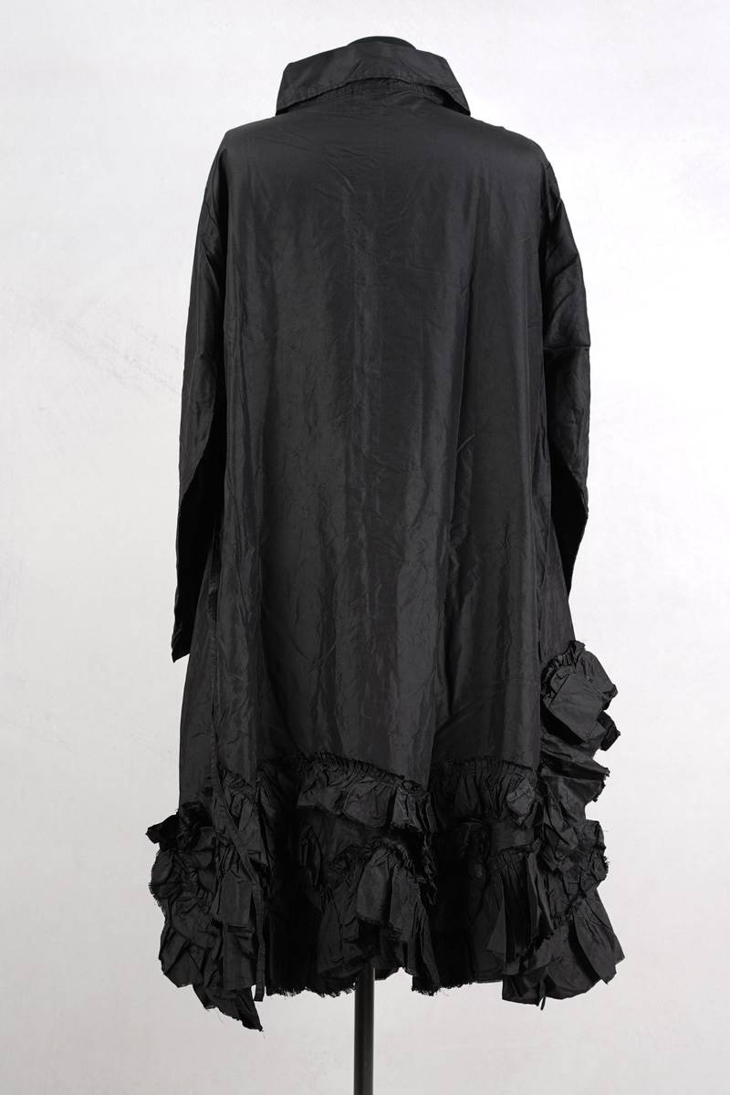 krista-larson-robe-pretty-dress-taffeta-black-abby-maud-dos KRISTA LARSON DESIGNS<br> Robe Pretty Dress Black Silk
