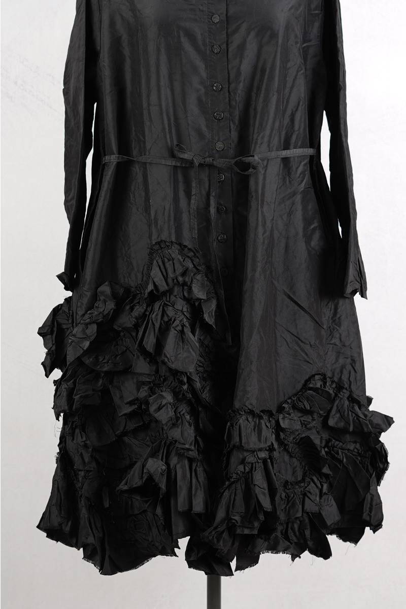 krista-larson-robe-pretty-dress-taffeta-black-abby-maud-face-bas KRISTA LARSON DESIGNS<br> Robe Pretty Dress Black Silk
