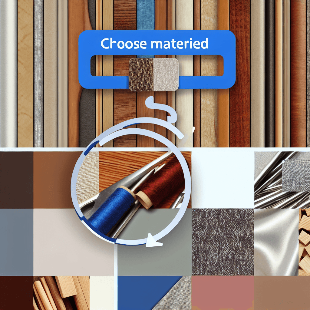 Choix des matériaux chez Abby-Maud