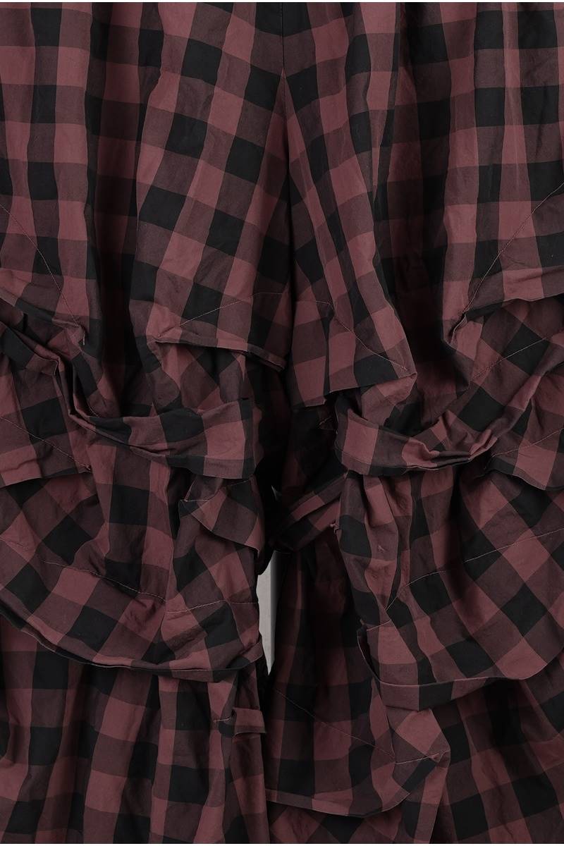 krista larson designs pantalon stormy corduroy en coloris buffalo check chez abby maud de face details