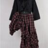 krista larson designs pantalon stormy pants en coloris buffalo check garnet chez abby maud de face