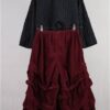 krista larson designs pantalon stormy corduroy en coloris garnet chez abby maud de dos