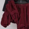 krista larson designs pantalon stormy corduroy en coloris garnet chez abby maud de face details