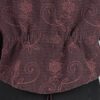 krista larson designs veste bolero jacket en coloris garnet chez abby maud de dos details
