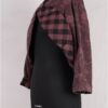 krista larson designs veste bolero jacket en coloris garnet chez abby maud de profil doublure