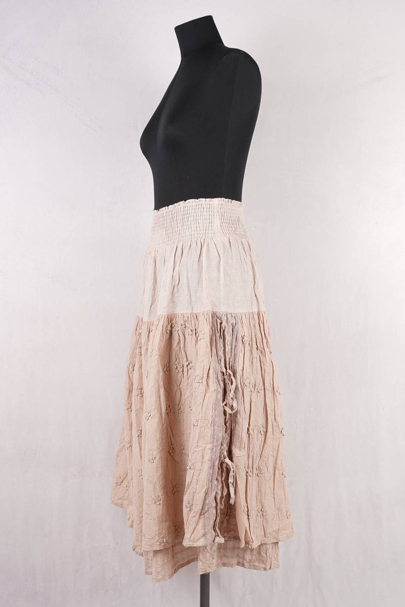 les-ours-jupe-bruna-rose-abby-maud-profil les ours jupe bruna en coloris rose chez abby maud de profil