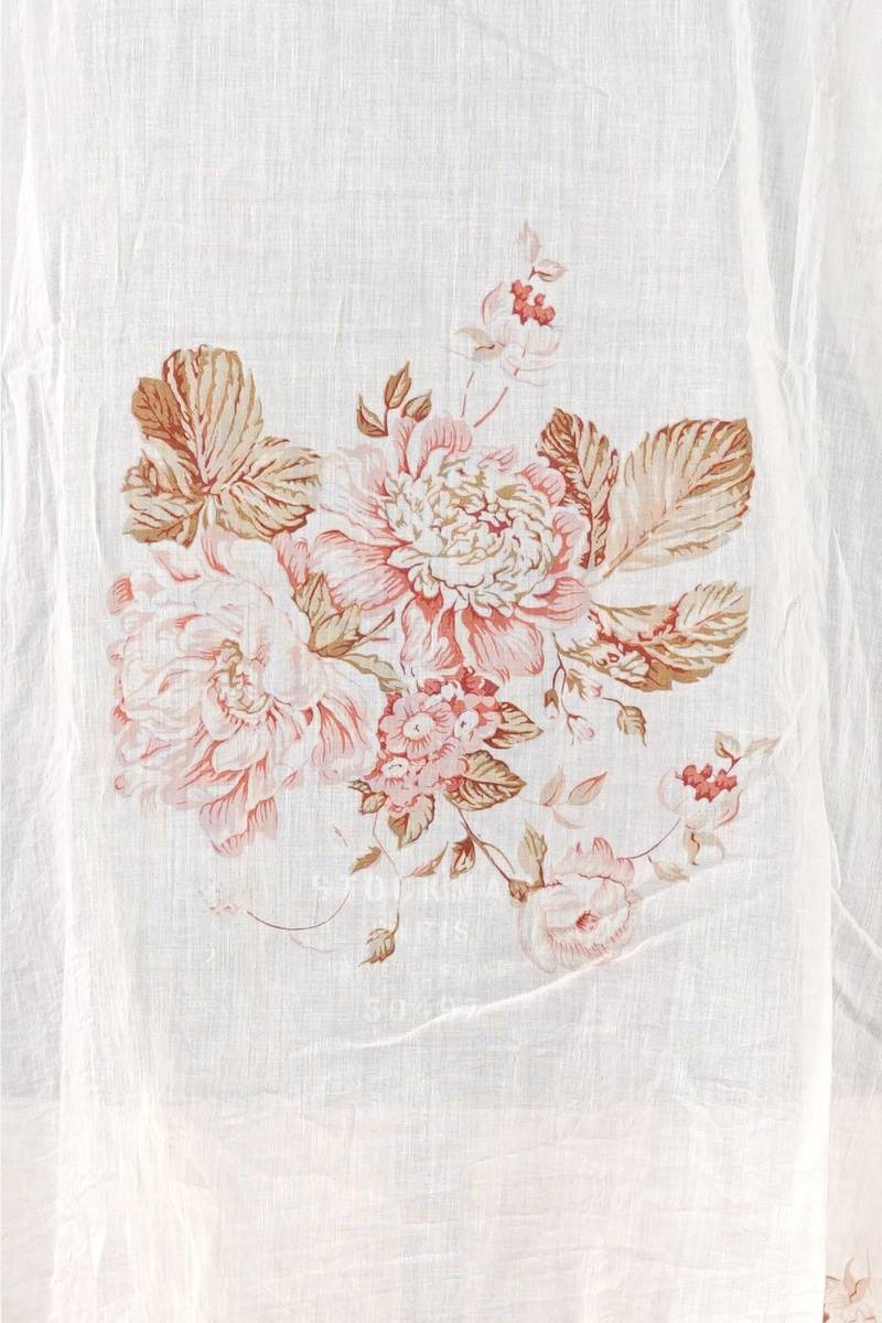 les-ours-robe-lea-fleurs-abby-maud-face-tissu les ours tunique lea en coloris fleurs chez abby maud de face tissu