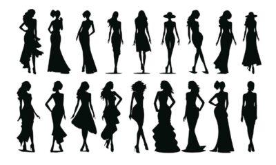 Silhouettes modernes en mode éthique cette année