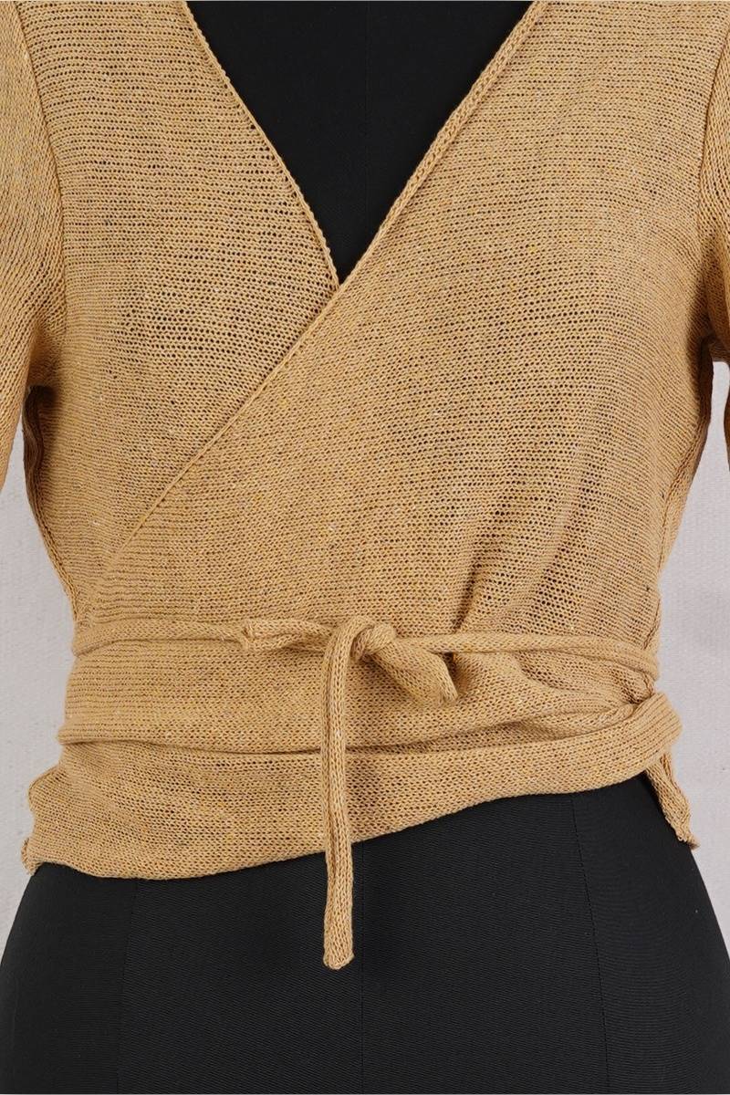 ewa i walla cardigan 44149 aina en coloris hay chez abby maud de face en zoom