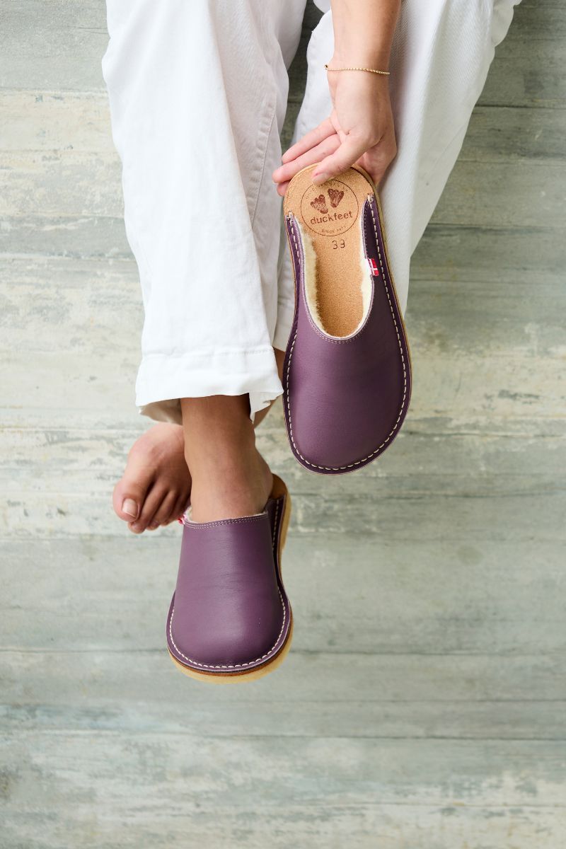 duckfeet-sabots-klitmøller-purple-abby-maud-1 DUCKFEET <br> Klitmøller Purple