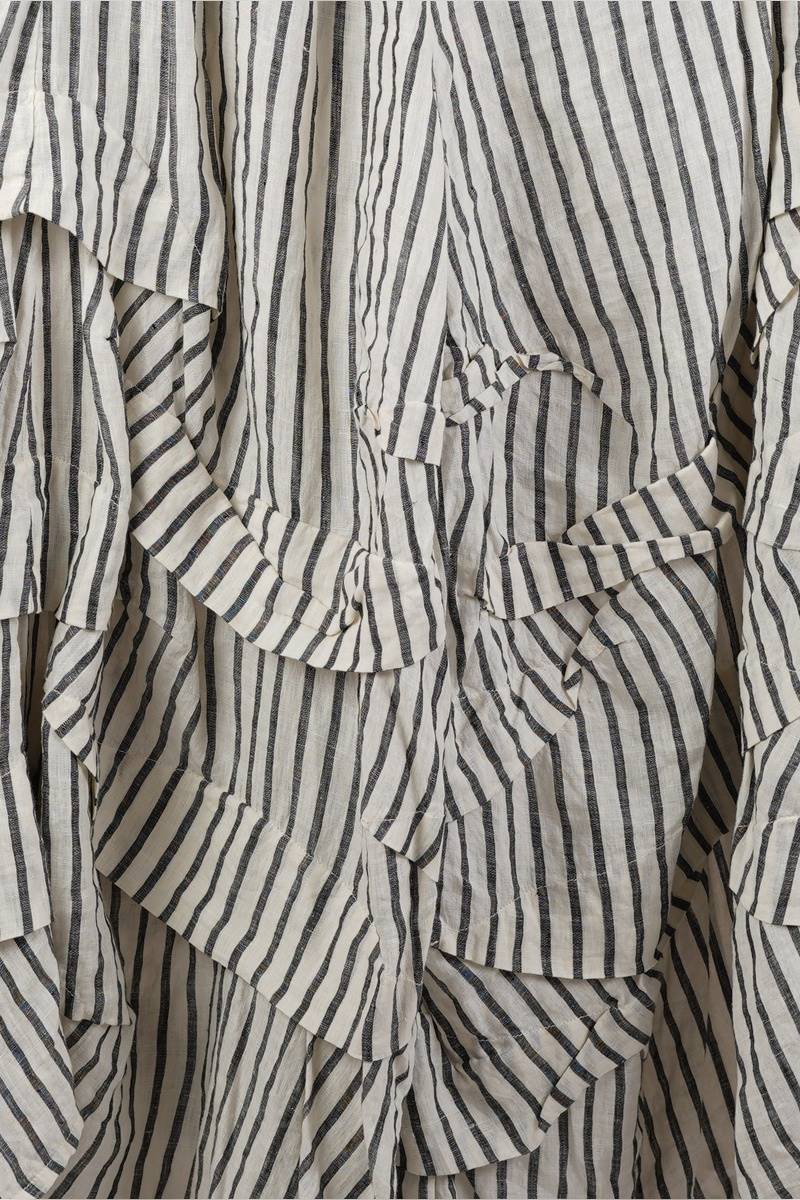 krista larson designs pantalon stormy pants en coloris black cream chez abby maud tissu