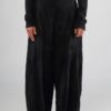 rundholz-black-label-pantalon-2253390106-black-blackflock-abby-maud-face-zoom RUNDHOLZ BLACK LABEL<br> Pantalon 2253390106 Black Black Flock
