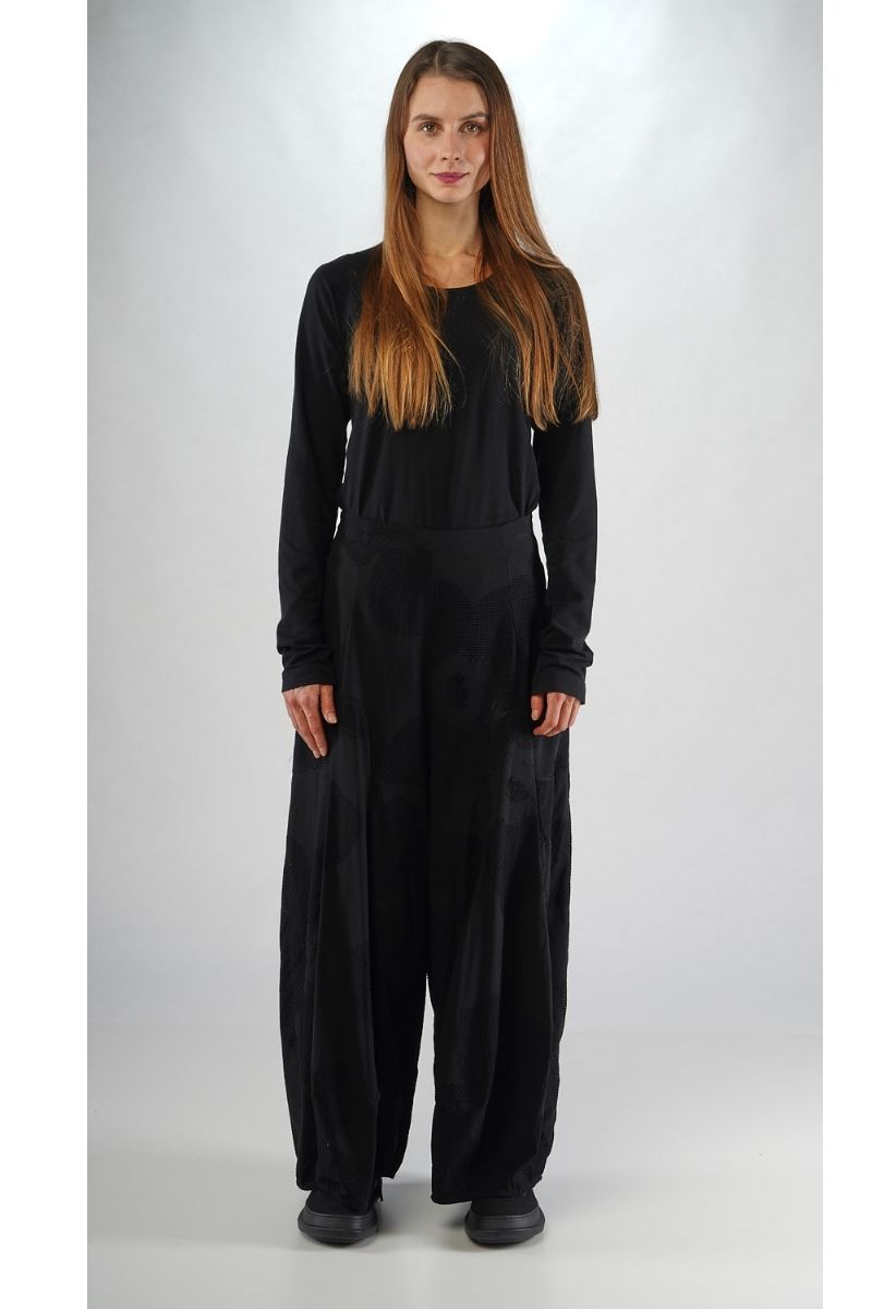 rundholz-black-label-pantalon-2253390106-black-blackflock-abby-maud-face rundholz black label pantalon 2253390106 en coloris black black flock chez abby maud