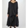 rundholz robe 2251767303 en coloris black chez abby maud de face
