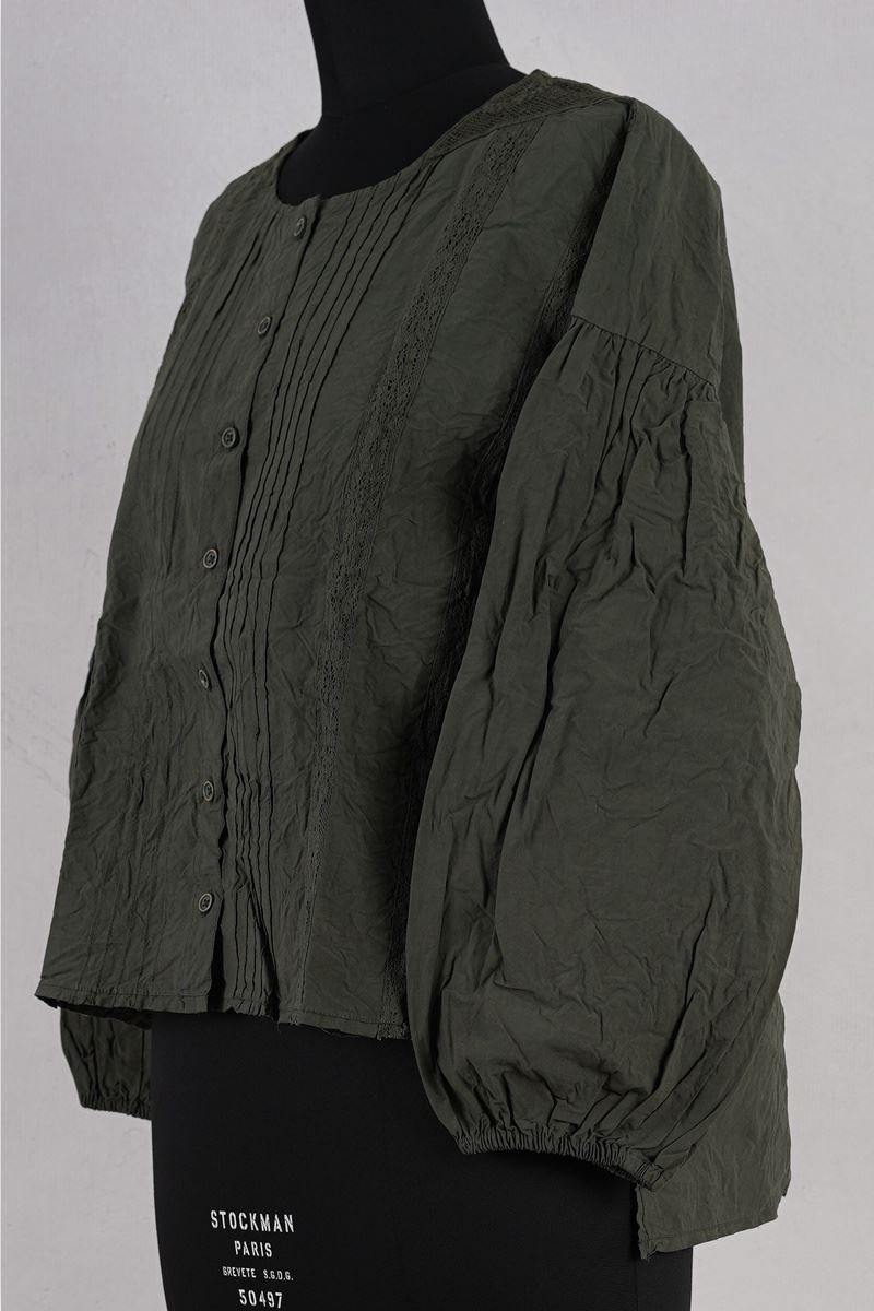 ewa i walla blouse 44160 odette forest green abby maud profil zoom