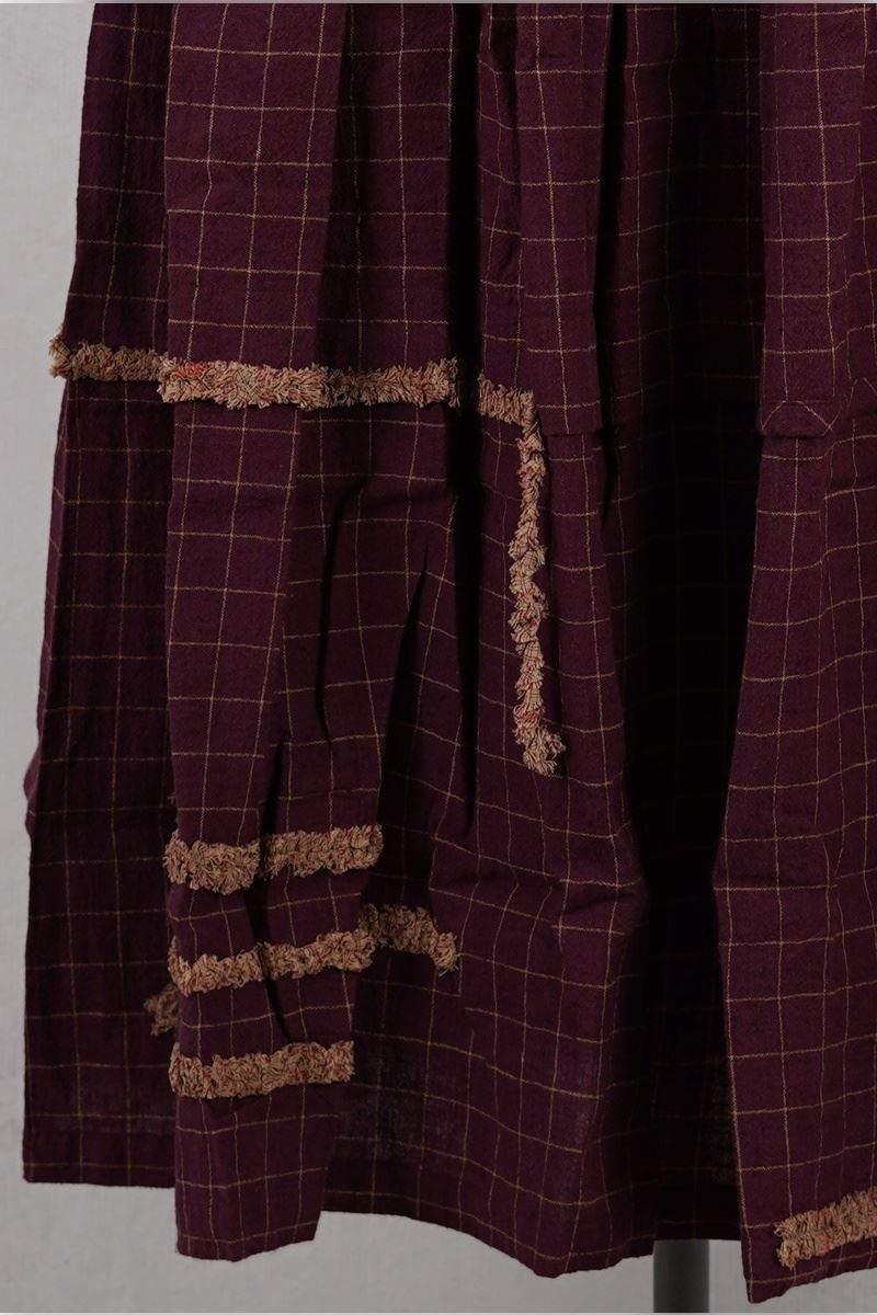 ewa i walla jupe 22296 sabrina dark plum abby maud face detail