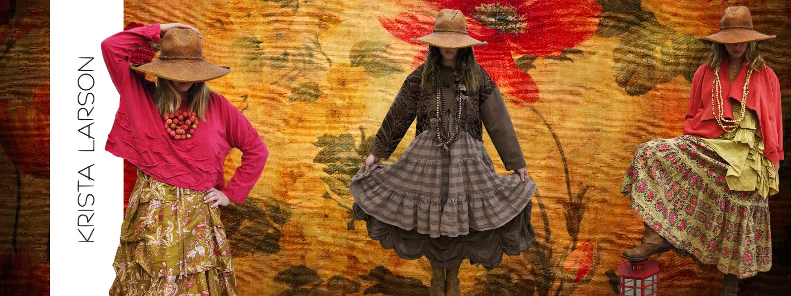 KRISTA LARSON DESIGNS<br> Manteau Low Rouched Eggplant 1
