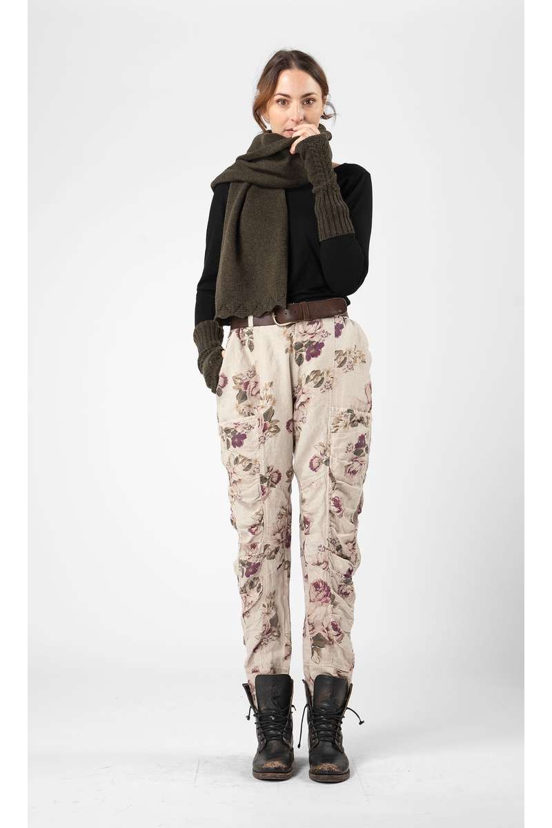 olars ulla echarpe solo en coloris green chez abby maud