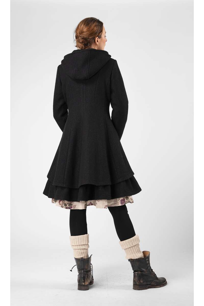 OLARS ULLA <br> Manteau Yxis Black