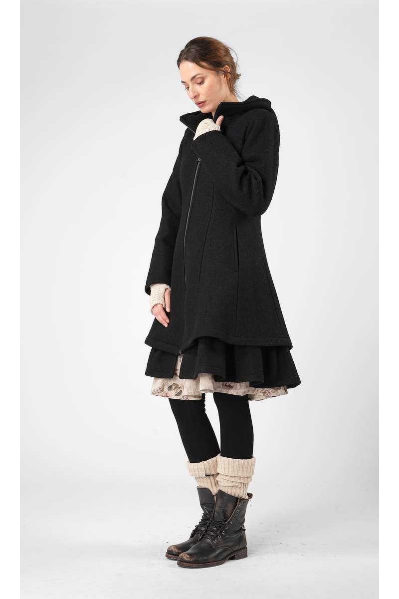 OLARS ULLA <br> Manteau Yxis Black