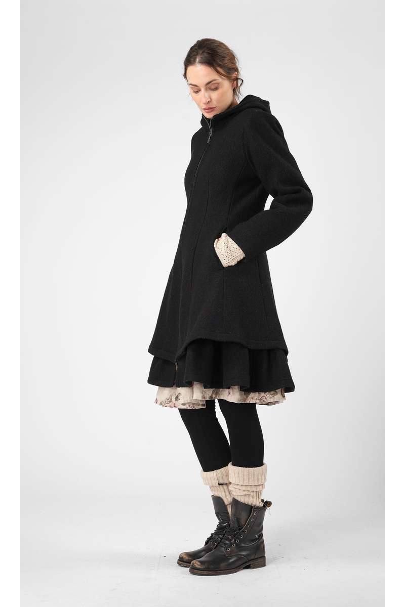OLARS ULLA <br> Manteau Yxis Black