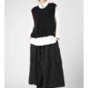olars ulla vest silla en coloris noir chez abby maud