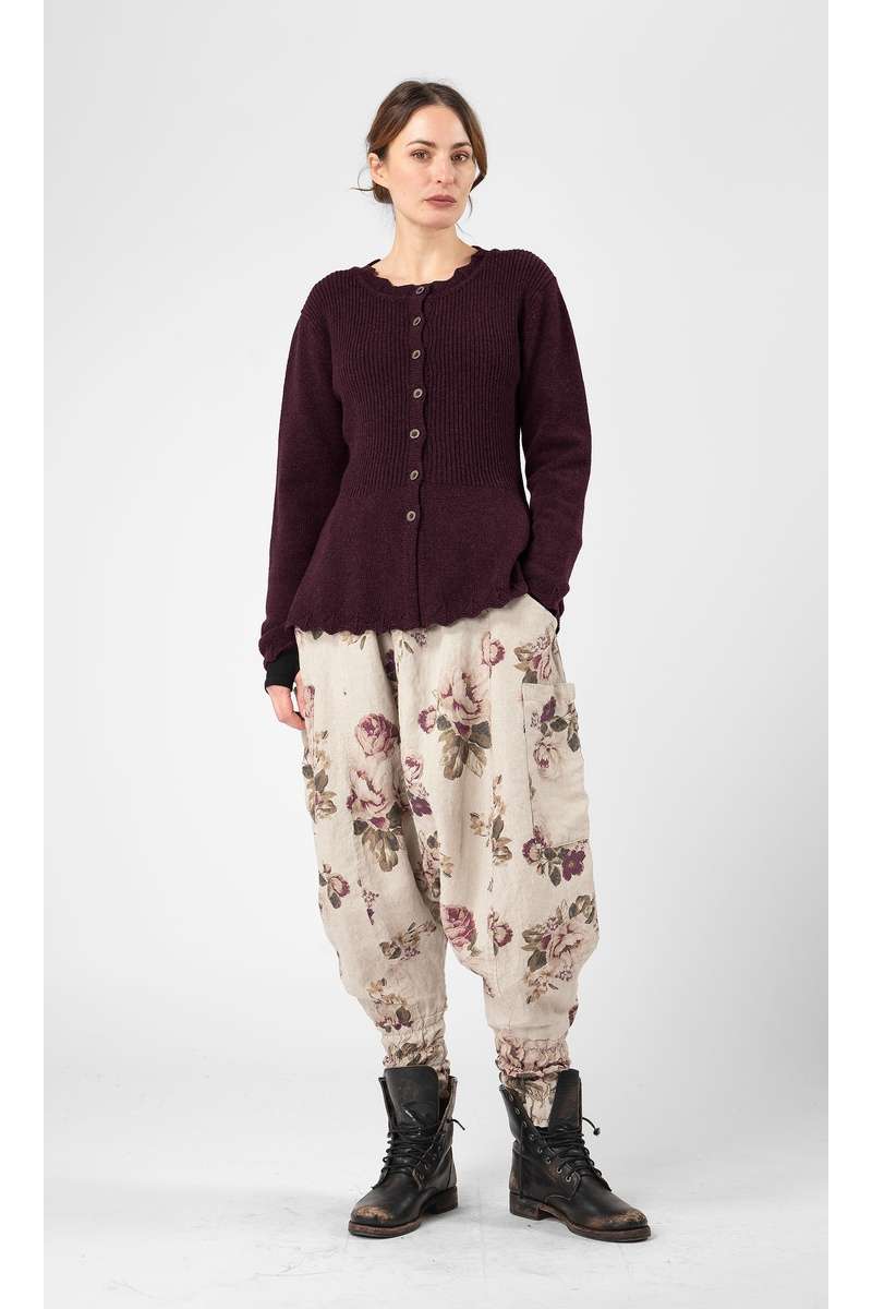 olars ulla cardigan soda en coloris purple chez abby maud