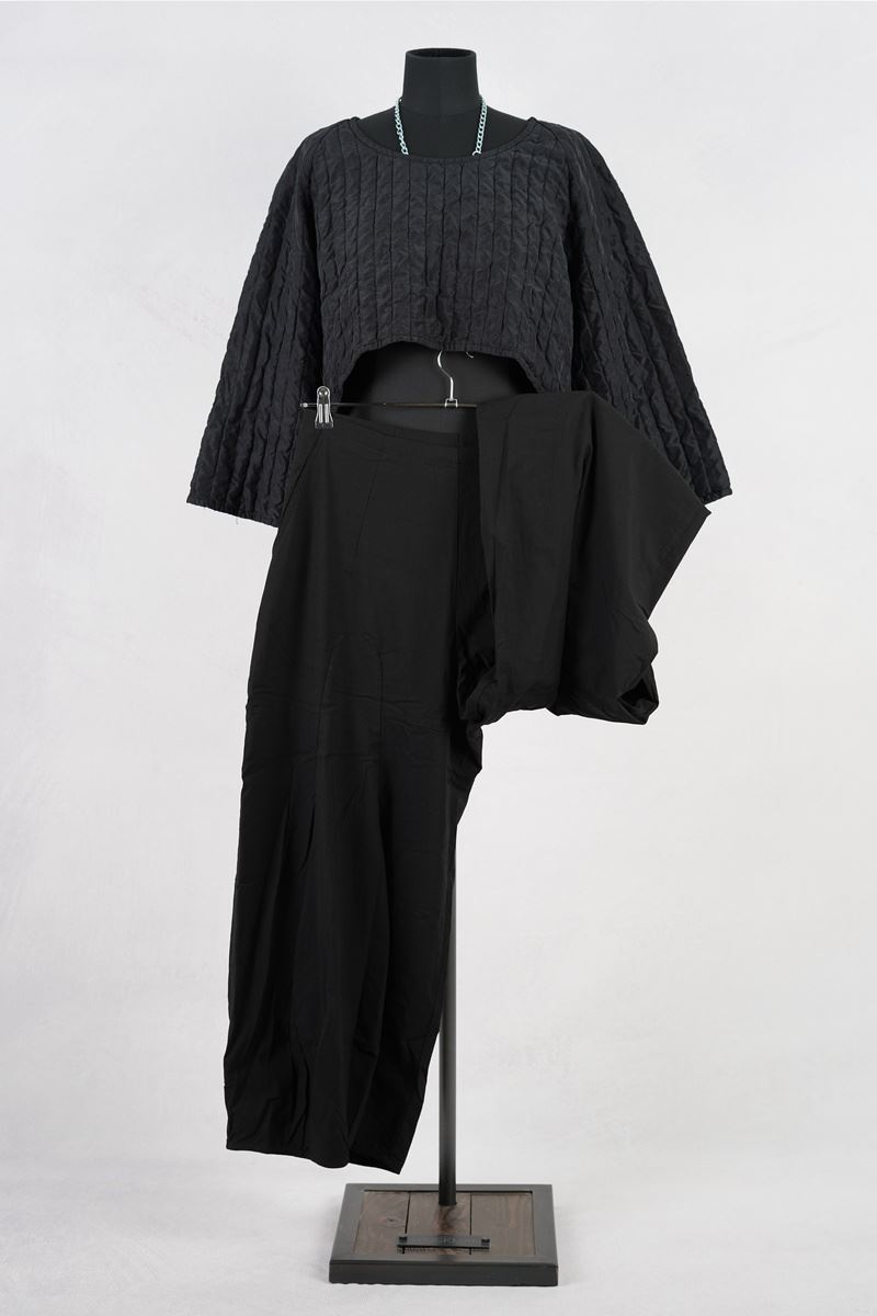 rundholz black label pantalon 2253390126 black abby maud jambe face en pied