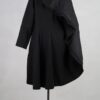 ewa i walla manteau 66778 majros black abby maud dos doublure en pied