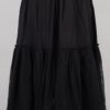 krista larson designs jupe foundation skirt black abby maud face volant