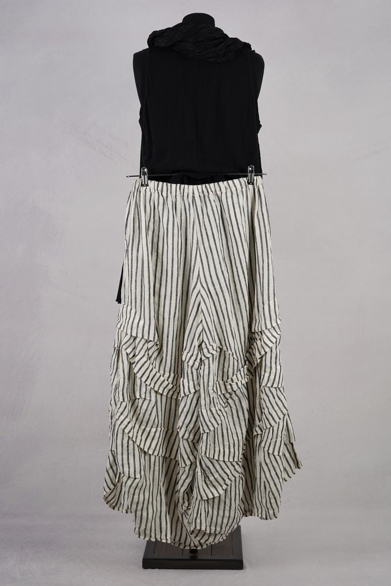 krista larson designs pantalon stormy pants striped cream abby maud dos